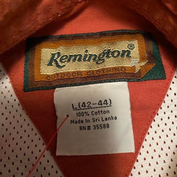 Remington western vintage style quilted button up work shirt - Picture 3 of 6